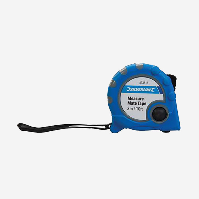 Mètre ruban « Measure Mate » 3 m / 10 ft – graduations métriques & impériales, SILVERLINE