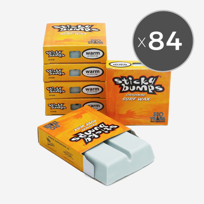 Sticky Bumps Boxed Original Warm surf wax x84