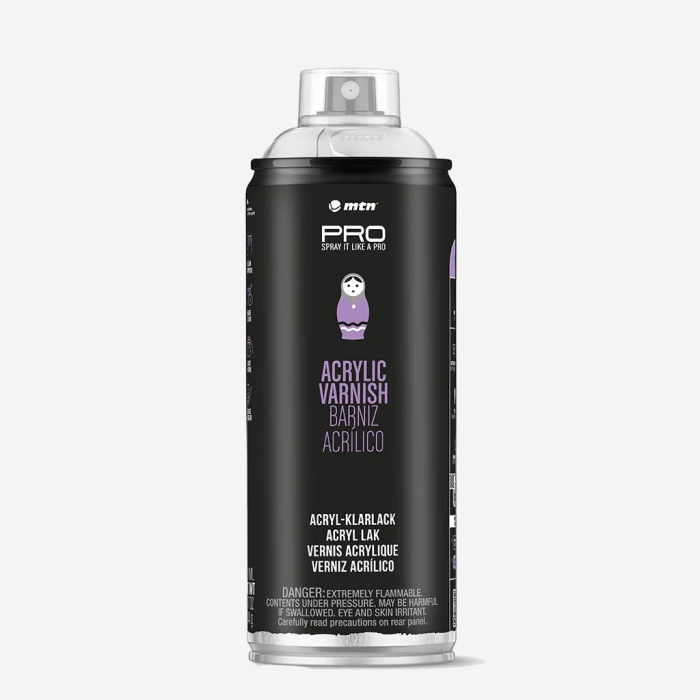 Montana Hardcore matt effect vernish / spray, MONTANA PAINTS for surfboards - VIRAL Surf for shapers