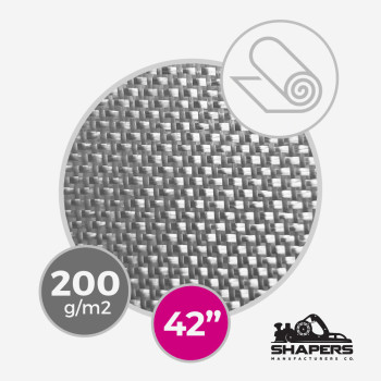 Tissu de fibre de verre Shapers - 6 oz - 203g/m2 - largeur 106,7 cm (rouleau), SHAPERS