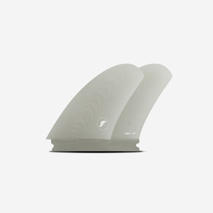 Quillas Twinzer - Canard pair - 4 deg - fiberglass smoke, FUTURES.