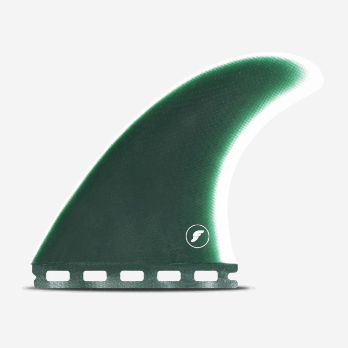 Dérives Thruster - FTP1 Control Series fiberglass White / Forest Green, FUTURES.