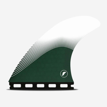 Quillas Thruster - TP1 RTM Hex White / Forest Green Signature series, FUTURES.