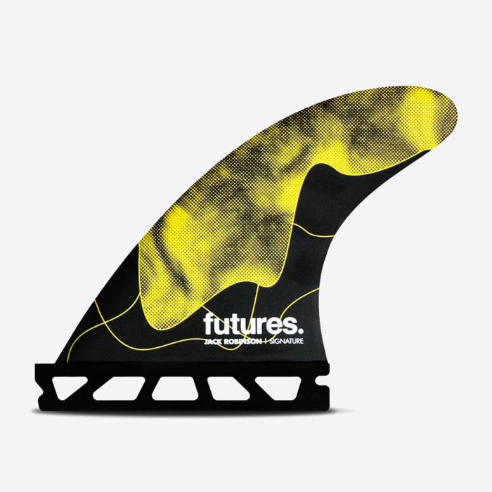 Thruster fins - Jack Robinson Honeycomb Yellow - Size XS, FUTURES.
