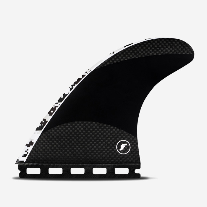 Thruster fins - John John FLORENCE signature Range - Techflex Digi White - PRO, FUTURES.