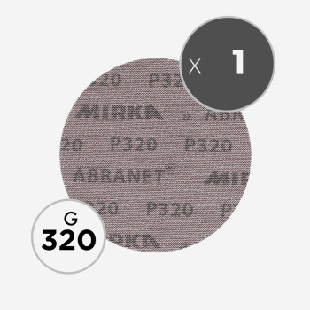 Disque abrasif Abranet diamètre 150mm - grain 320, MIRKA