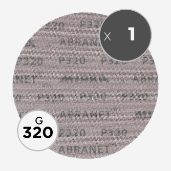 Disque abrasif Abranet diamètre 200mm - grain 320, MIRKA