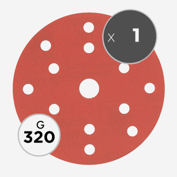 320 GRIT 150mm SANDING DISC (1 DISC)