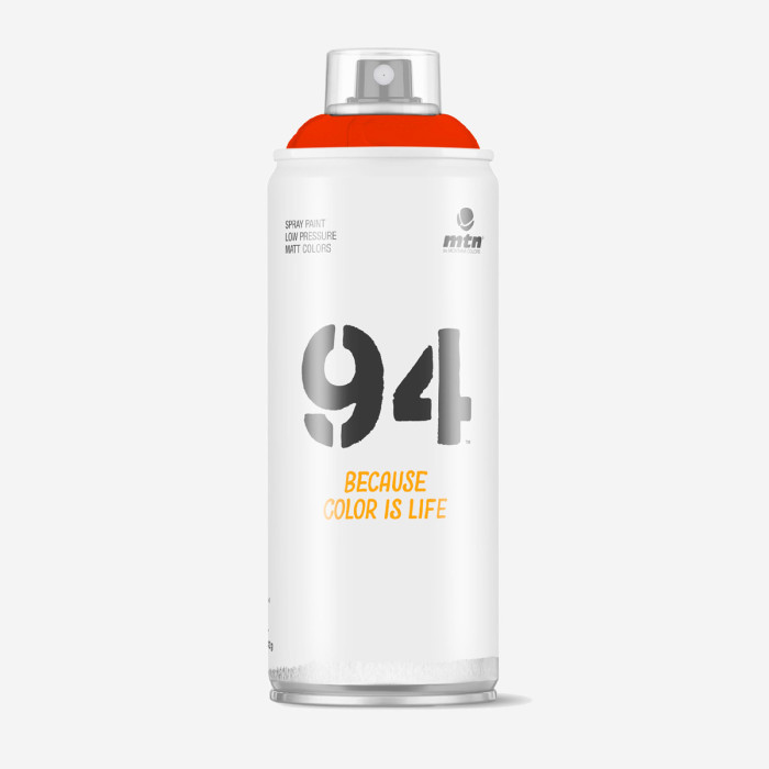 Bombe de peinture Montana MTN 94 - Orange Lave, BOMBES DE PEINTURES MONTANA pour planches de surf - VIRAL Surf for shapers
