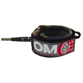OAM - On A Mission REGULAR LEASH 6'' - Olive / Digi Camo for your surfboard - Accesories - VIRAL Surf for shapers