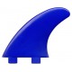 Dérives Thruster Fiber-Flex Tip Bleues, DERIVES THRUSTERS COMPATIBLES FCS pour planches de surf - VIRAL Surf for shapers