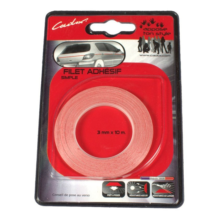 Adhesive Pinlines - width 3mm, RICE PAPERS, GLUES and others tools - VIRAL Surf for shapers