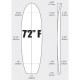 7'2'' FISH ARCTIC Foam - EGG AND EVOLUTIVE - Surfboard blank for shaping - VIRAL Surf for shapers