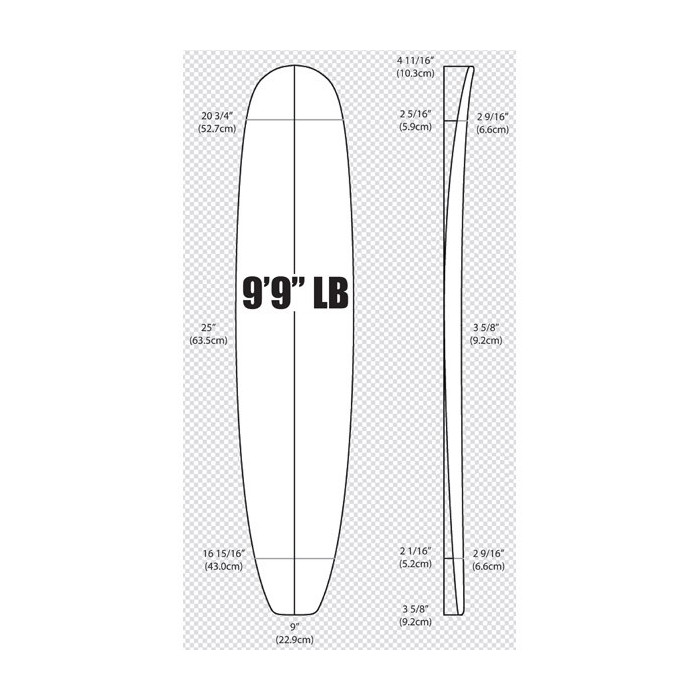 9'9'' LONGBOARD ARCTIC Foam - LONGBOARD - Surfboard blank for shaping - VIRAL Surf for shapers