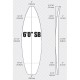 6'0'' SB Shortboard ARCTIC Foam - SHORTBOARD - Pain de mousse pour la fabrication de planche de surf - VIRAL Surf for shapers