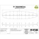 EPS 9'1'' MACHINE ALL - Marko Foam surfboard blank - 9'1,68'' x 24,29'' x 3,81''