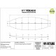 EPS 6'1'' PESCADO - Marko Foam surfboard blank - 6'1'' x 24'' x 2,85''' Ply