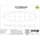 EPS 6'0'' M - Marko Foam surfboard blank - 6'0'' x 24'' x 2,92''