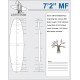 7'2'' MF Fish - Green density, ARCTIC FOAM