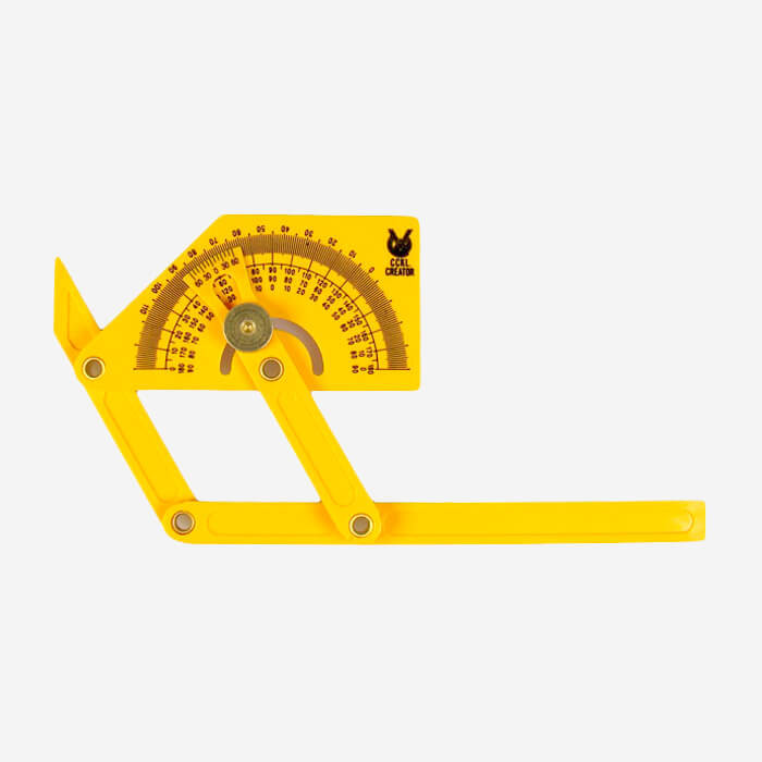 Measuring tool for fins angle