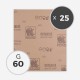 60 GRIT SANDPAPER (25 SHEETS)