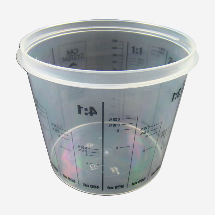 PLASTIC GRADUATED CUP - 1.4L