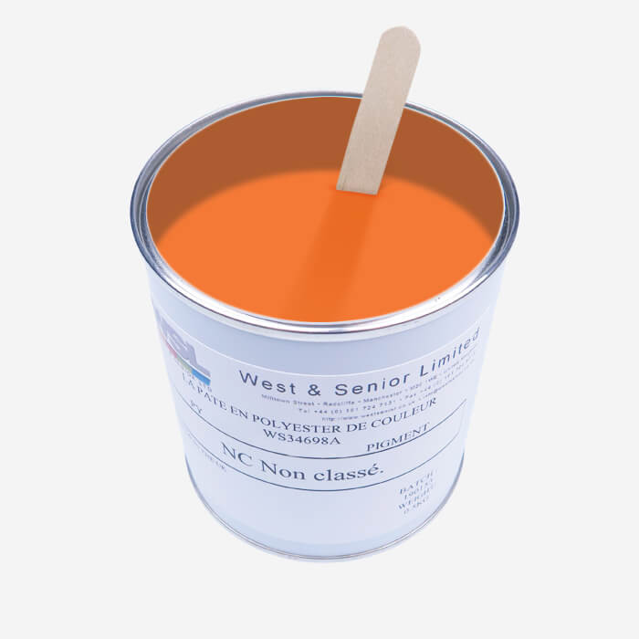 Pigment translucide couleur Orange