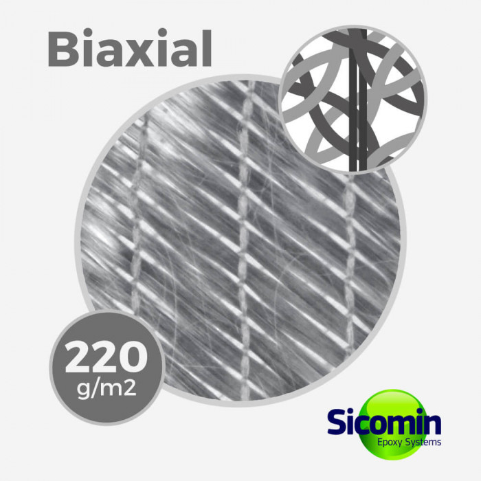 Biaxial fleXGlass BX 220 gr/m - anchura 127cm