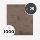 1000 GRIT WET SANDPAPER (25 SHEETS)