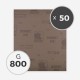 800 GRIT WET SANDPAPER (50 SHEETS)