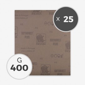 400 GRIT WET SANDPAPER (25 SHEETS)