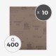 400 GRIT WET SANDPAPER (10 SHEETS)