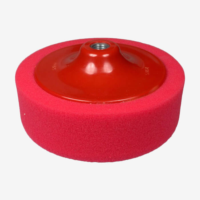 Plateau de polissage en mousse rouge - diamètre 150mm