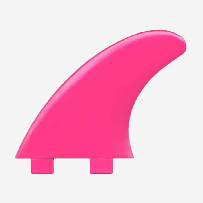 Pink Fiber-Flex Tip thruster fins, FCS THRUSTER COMPATIBLES SURFING FINS  for surfboards - VIRAL Surf for shapers