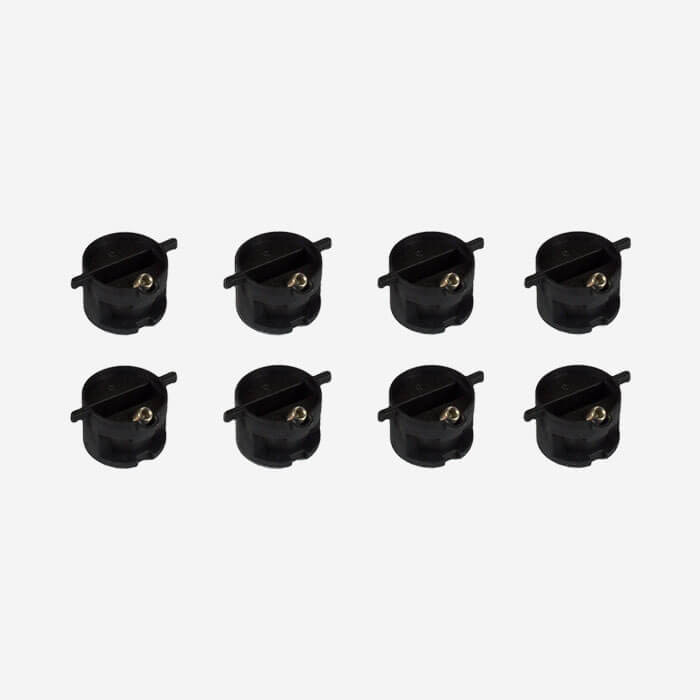 Jeu-set de 8 inserts-plugs pour dérives - NOIR - quad-quattro