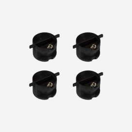 Jeu-set de 4 inserts-plugs pour dérives - NOIR - Twin