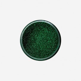 1/2 oz (14 gr) Lentejuelas verde esmeralda brillante (tamana 0,008", 0,2 mm)