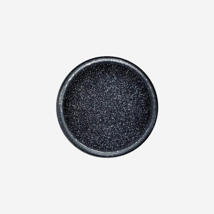 1/2 oz (14 gr) brilliant anthracite Glitter (size 0,008", 0,2 mm)