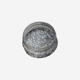 1/2 oz (14 gr) Paillettes "Holo Silver" brillant (taille 0,015", 0,4 mm)