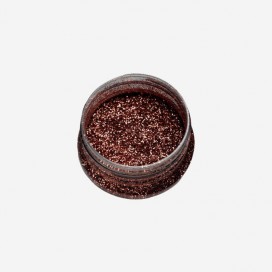 1/2 oz (14 gr) brilliant copper Glitter (size 0,015", 0,4 mm)