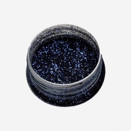 1/2 oz (14 gr) Paillettes bleu nuit brillant (taille 0,015", 0,4 mm)