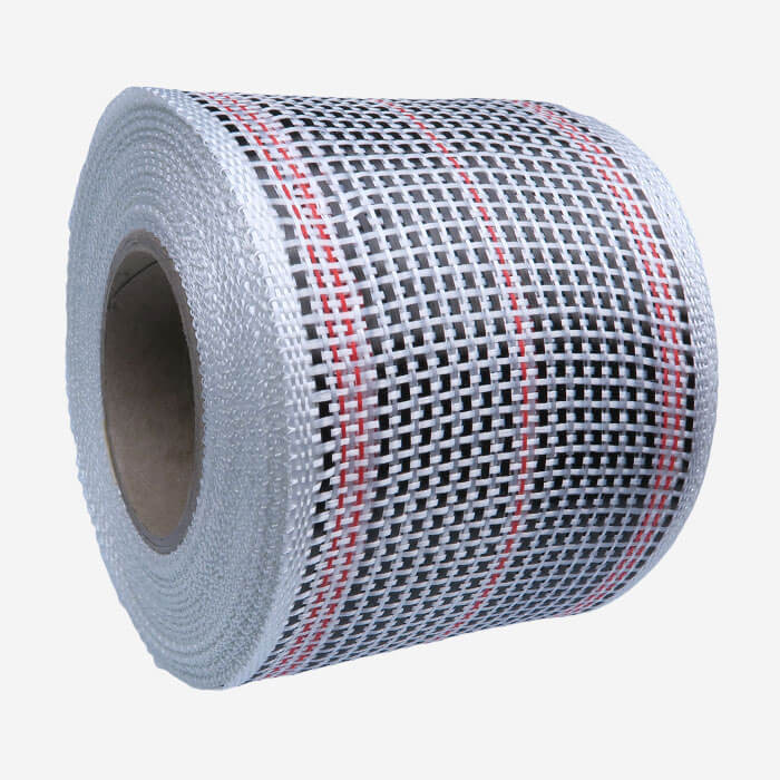 Carbon Fiber Tape mixed with Fibreglass and RED strands
