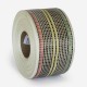 Bande de renfort hybride fibre de verre et carbone - fils couleurs rasta, largeur 80mm