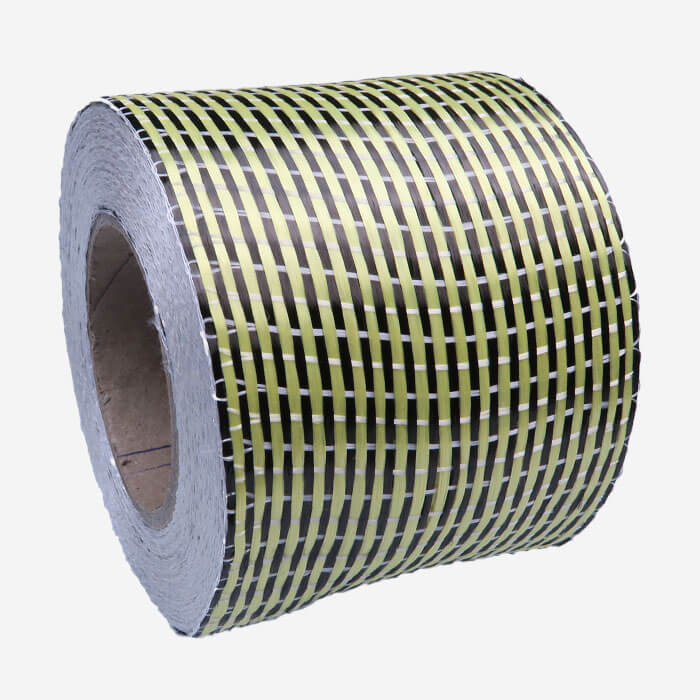 Bande de renfort hybride kevlar et carbone, largeur 75mm