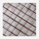 Bande de renfort hybride quadriaxiale carbone et fibre de verre, fils rouges / rouges, 100mm