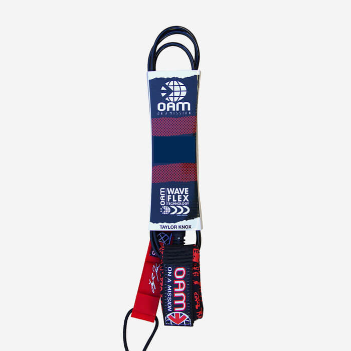 COMP LEASH 6'' - Taylor Knox Noir / Rouge Tagger