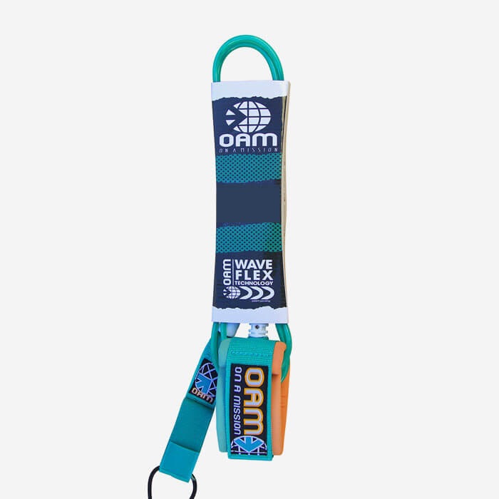 INVENTO 5'5'' Super Comp - Mod Teal leash - para tablas de surf