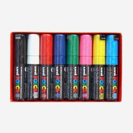 BOX OF 8 POSCA PAINT MARKERS
