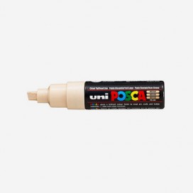 BEIGE POSCA PAINT MARKER (8mm wide chisel tip)