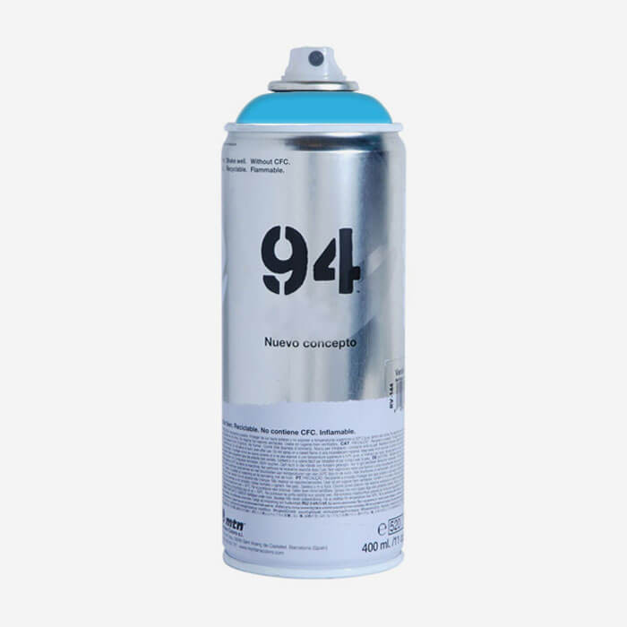 Bombe de peinture MTN 94 Bleu Argo - 400ml, MONTANA